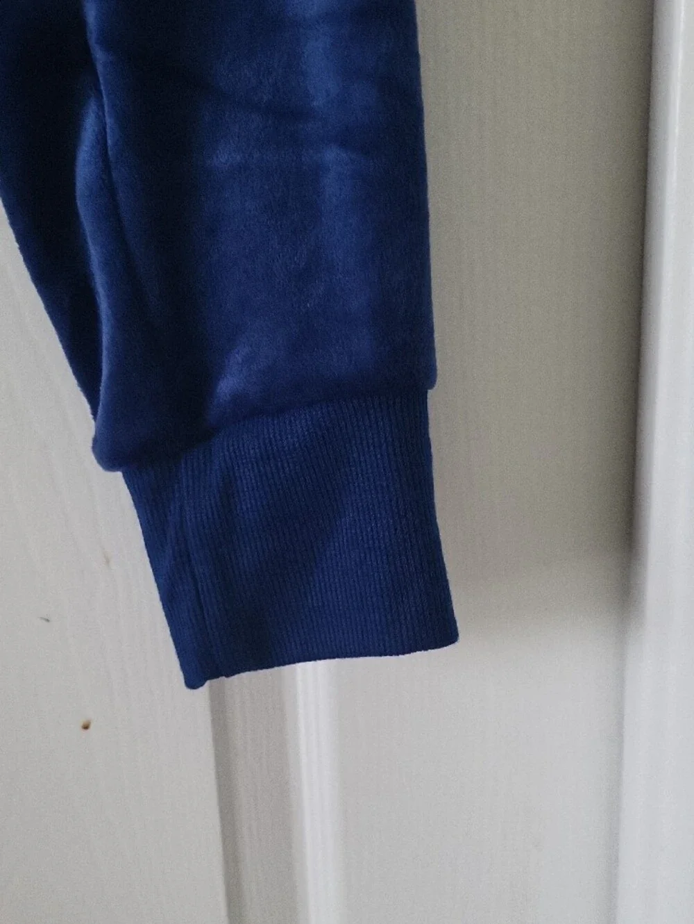 Felina Royal Blue Velour Zip Hoodie & Joggers Set